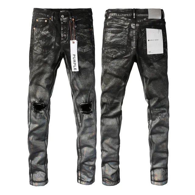Purple Brand Distressed Slim Fit Jeans