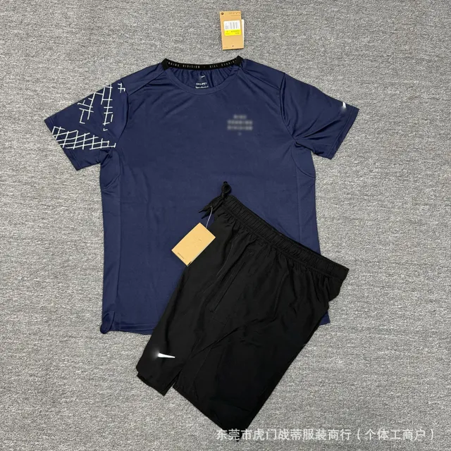 6546 gemstone blue short sleeved set