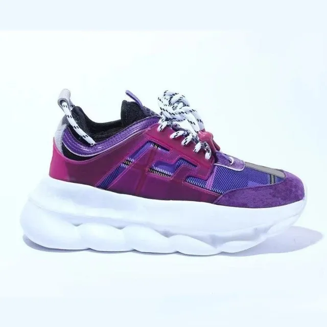 Balenciaga Triple S Purple Mesh and Suede