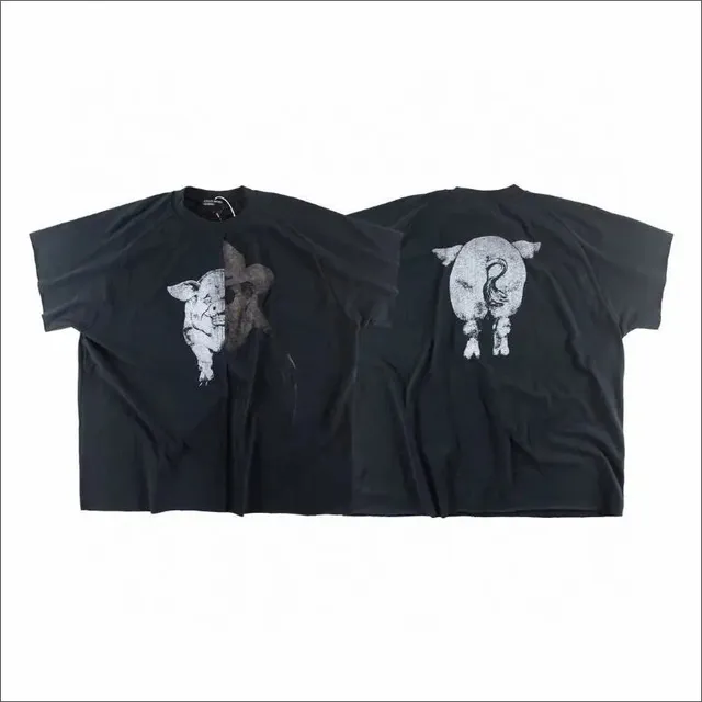 Balenciaga Graphic T-Shirt Pig Print