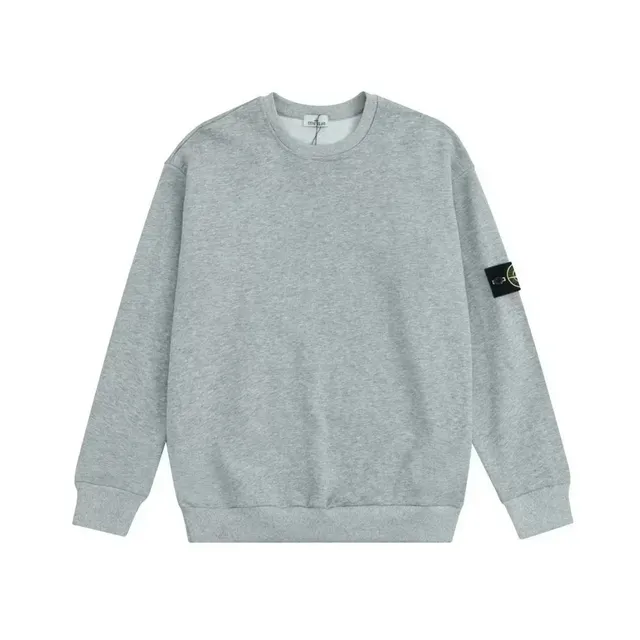 Stone Island Crewneck Sweatshirt Grey Marled