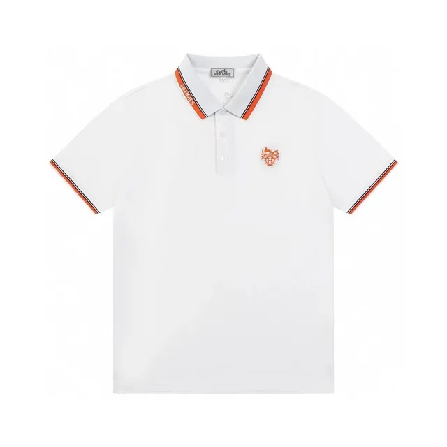 Hermès Polo Shirt Orange Trim