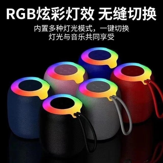 Apple Portable Bluetooth Speaker RGB Light Effect