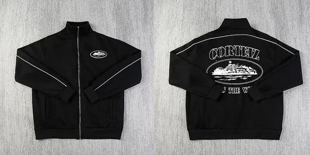 Corteiz Track Jacket Cruise Ship Graphic
