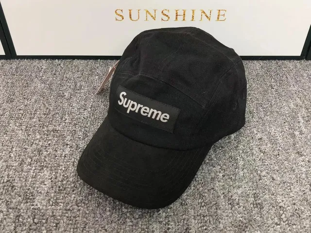 Supreme Box Logo Camp Cap Black