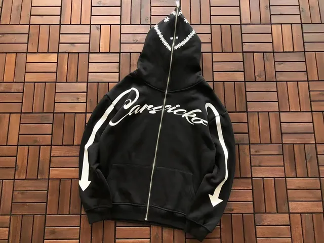 Corteiz Zip-Up Hoodie Arrow Logo