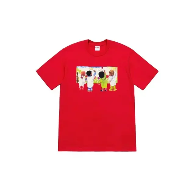 Supreme T-Shirt Children Painting Graphic