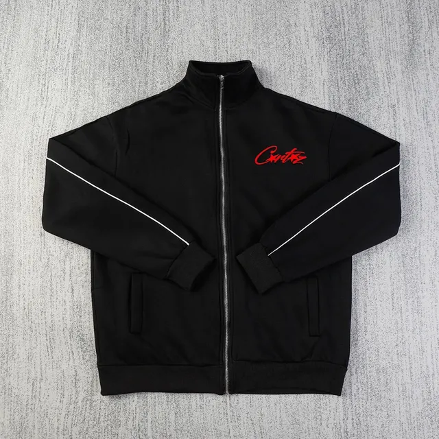 Corteiz Track Jacket Red Logo