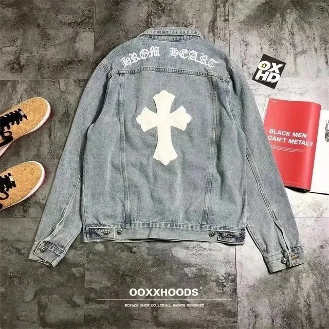 Chrome Hearts Denim Jacket Cross Back