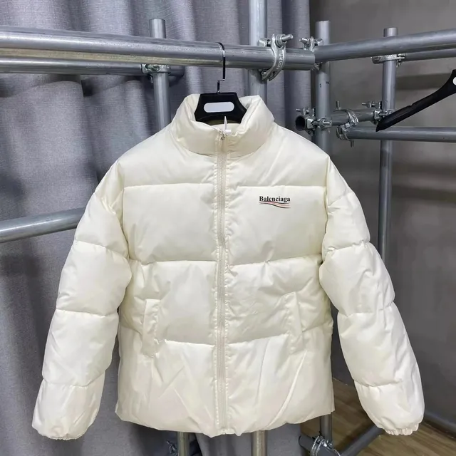 Balenciaga Puffer Jacket Logo Embroidered