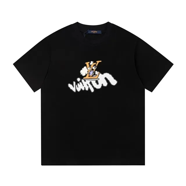 Louis Vuitton T-Shirt Cartoon LV Print
