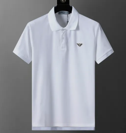 Prada Polo Shirt Triangular Logo