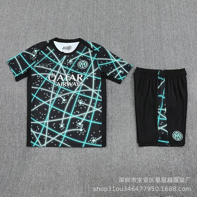 Inter Milan × Adidas Training Kit Neon Grid