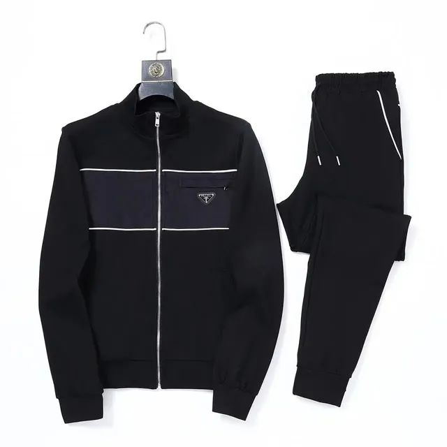 Prada Track Suit White Stripe