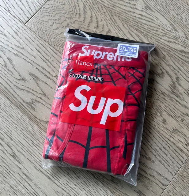 2条装 Spiderman蜘蛛侠 红色RED SIZE:S