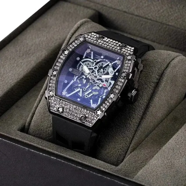 Richard Mille RM 011 Sapphire Dial with Pave Diamonds