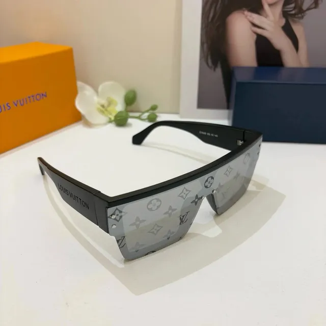 Louis Vuitton Shield Sunglasses Monogram Print