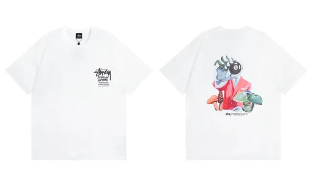 Stüssy T-Shirt Mushrooms in the Clouds