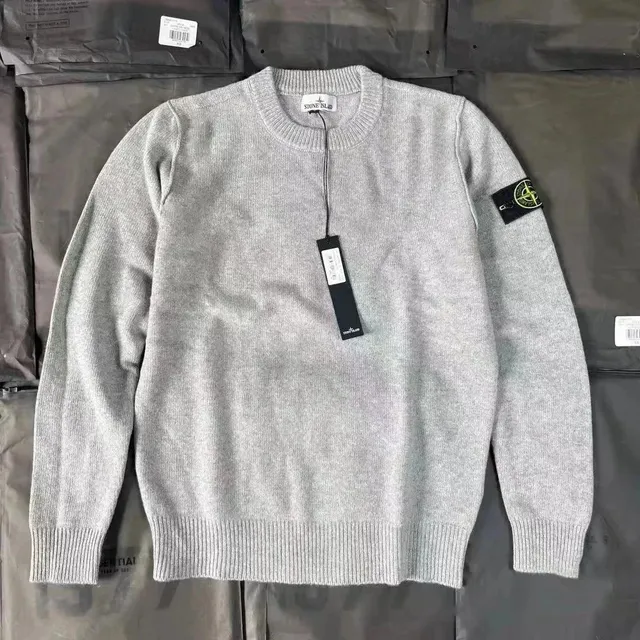 Stone Island Crewneck Sweater Melange Grey