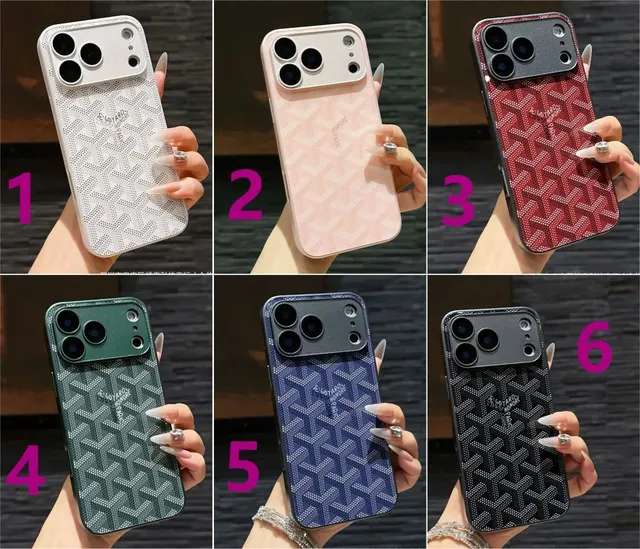 Goyard Phone Case Goyardine Pattern