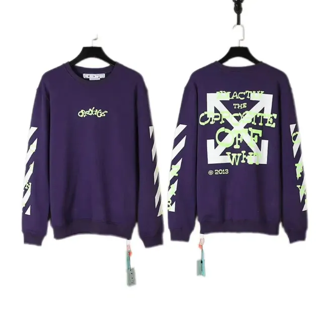 Off-White Crewneck Sweatshirt Industrial Arrow Print