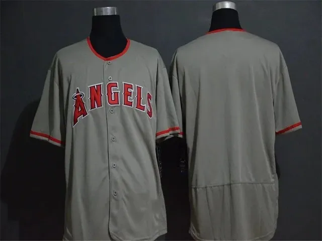 MLB Angels Jersey Road Grey