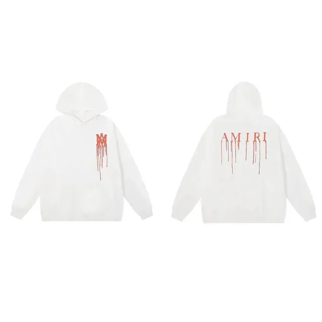 Amiri Hooded Sweatshirt Dripping Logo