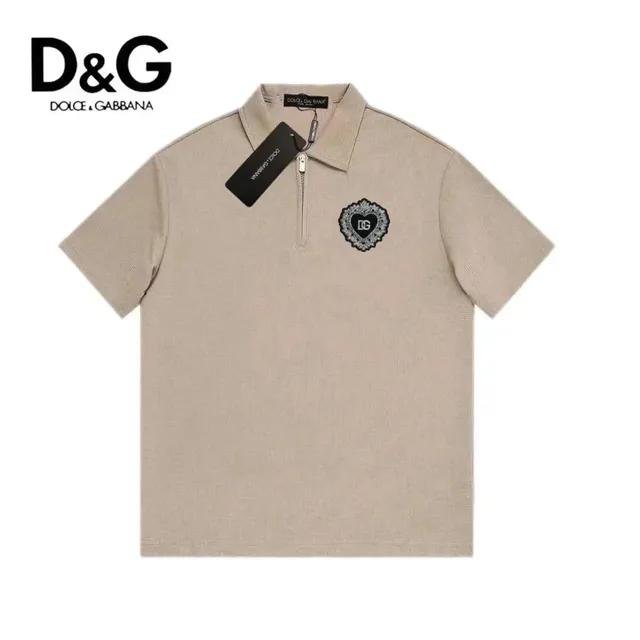 Dolce & Gabbana Polo Shirt Heart Embroidery