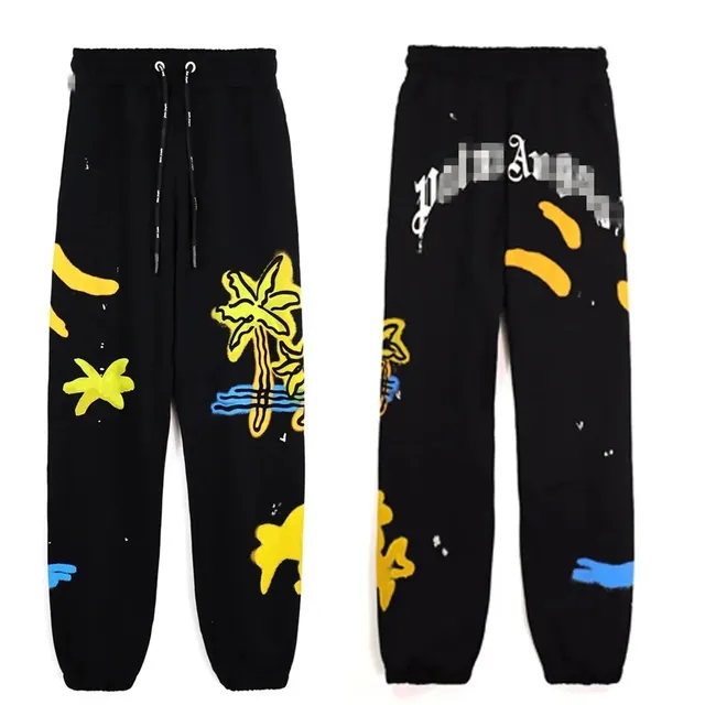 Palm Angels Jogger Palm Tree Print