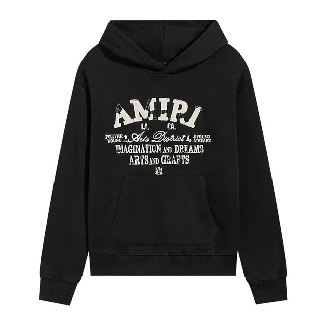 Off-White Hooded Sweatshirt Imagination and Dreams Print