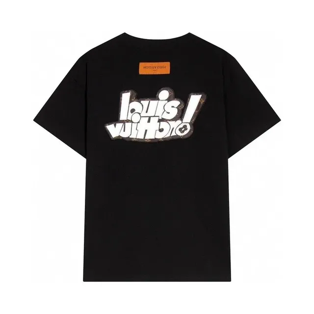 Louis Vuitton Graphic T-Shirt Monogram Logo Print