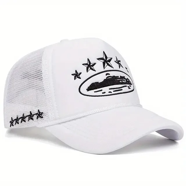 Corteiz Trucker Cap Five Stars Logo