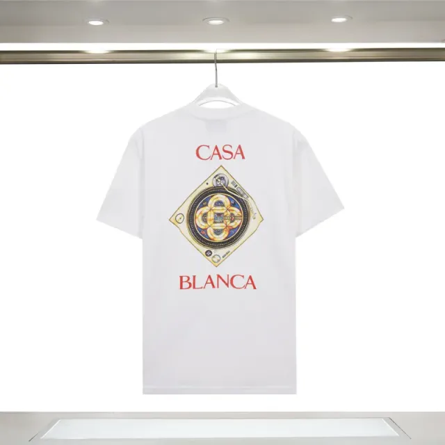 Casablanca Graphic T-Shirt Casa Blanca Logo Print