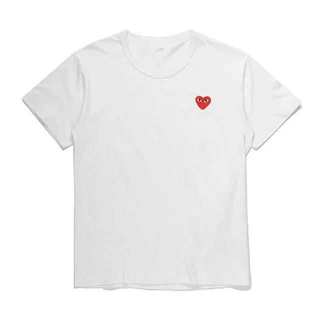 Comme des Garçons Heart Logo T-Shirt Red Heart