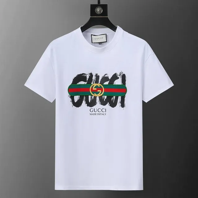 Gucci Graphic T-Shirt Brushstroke GG Web