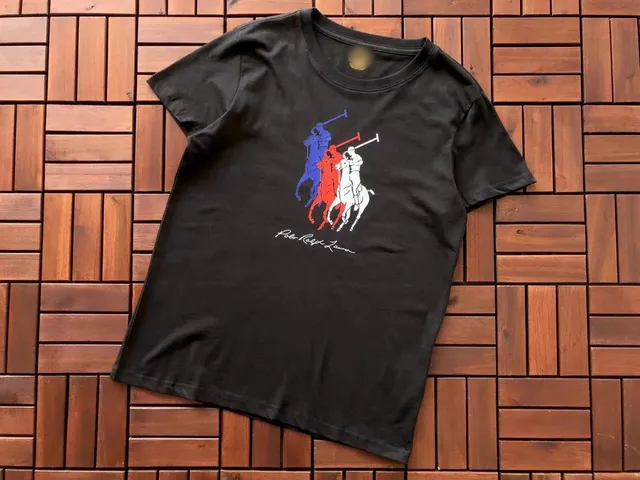 Polo Ralph Lauren Tee Triple Polo Player Graphic