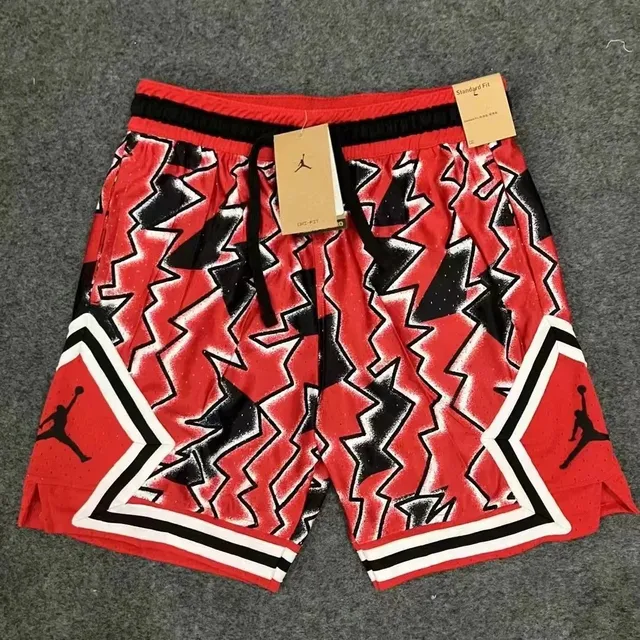 Jordan Basketball Shorts Lightning Bolt Print