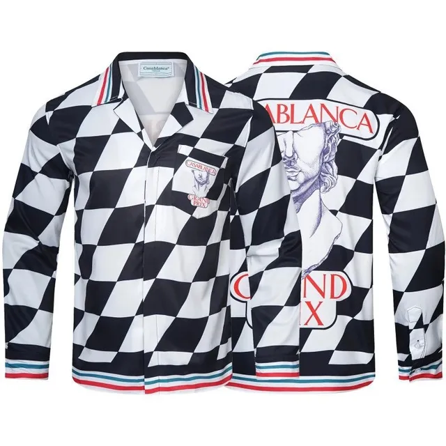 Casablanca Checkered Shirt Grand Prix