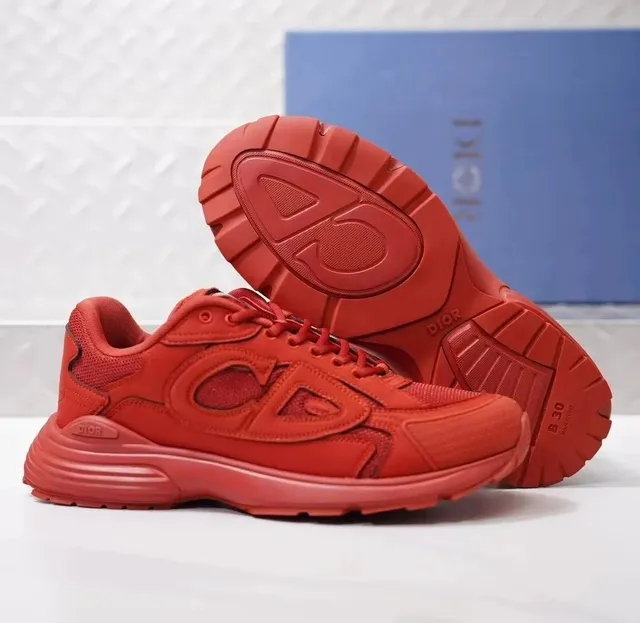 Dior B30 Monogram Red