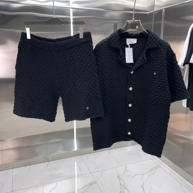 Balenciaga Knit Set Waffle Texture