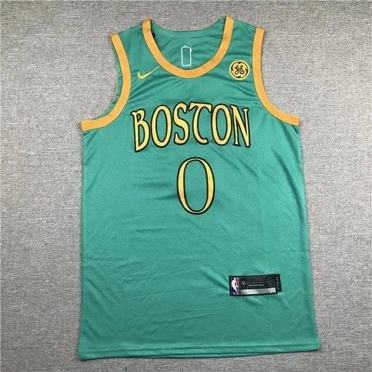 Nike Boston Celtics City Edition Jersey Green/Yellow
