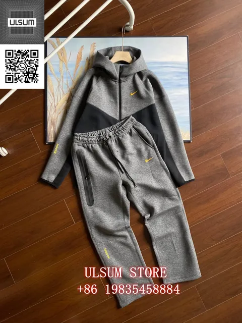Nike Tech Fleece Hoodie and Joggers Grey/Black