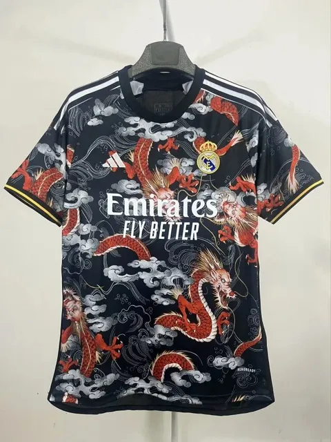 Adidas Real Madrid Jersey Dragon Print
