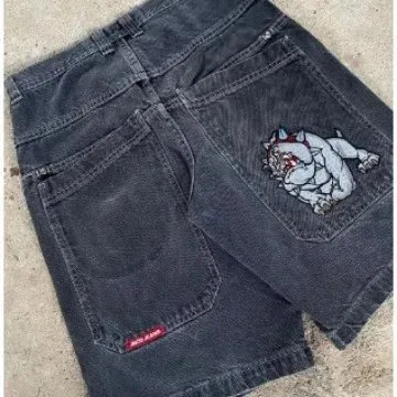 BAPE Corduroy Shorts Bulldog Embroidery