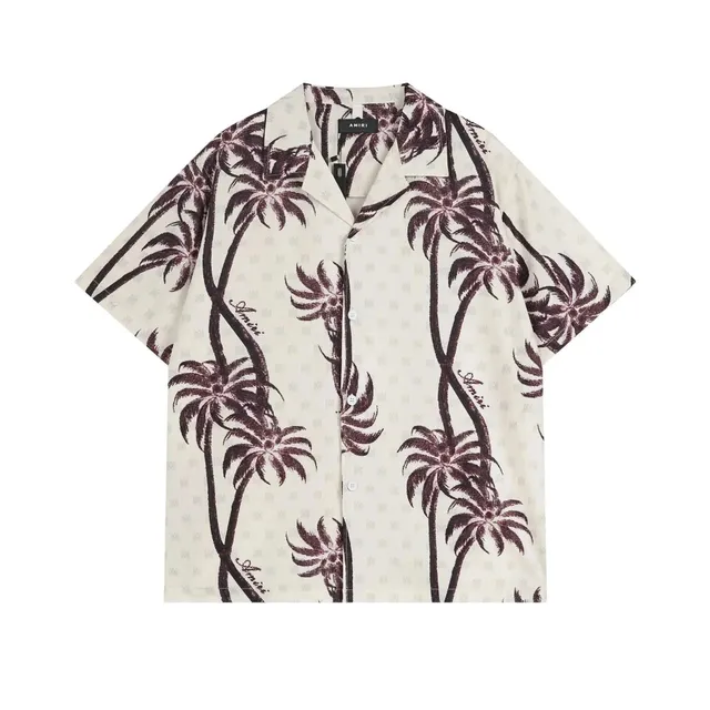 Amiri Palm Tree Print Shirt Palm Print