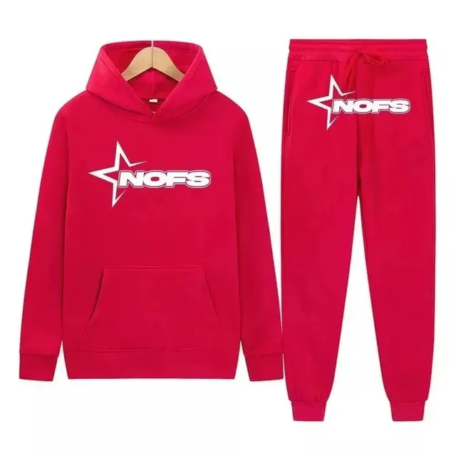 Corteiz Hoodie and Joggers Set Star Logo