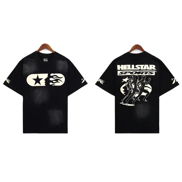 Hellstar Graphic Tee Star Flame Print