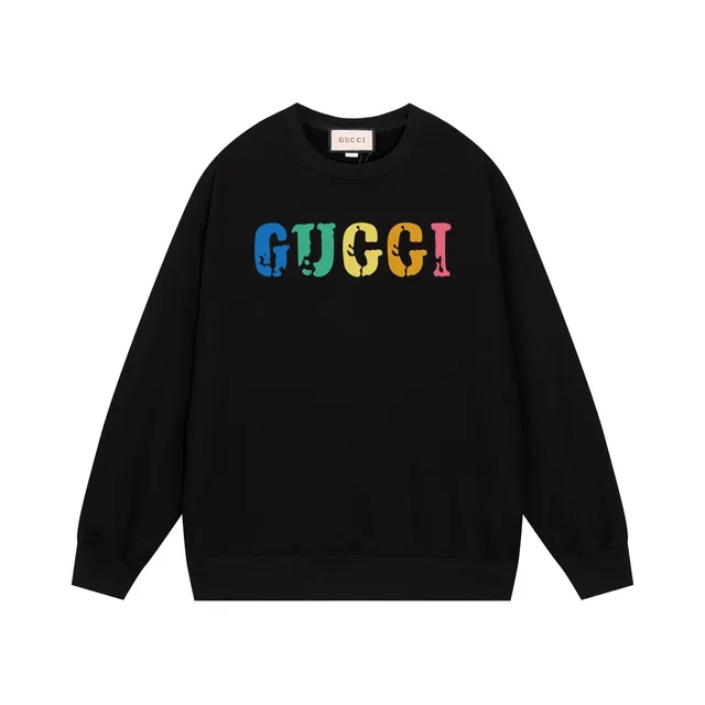 Gucci Crewneck Sweatshirt Rainbow Logo