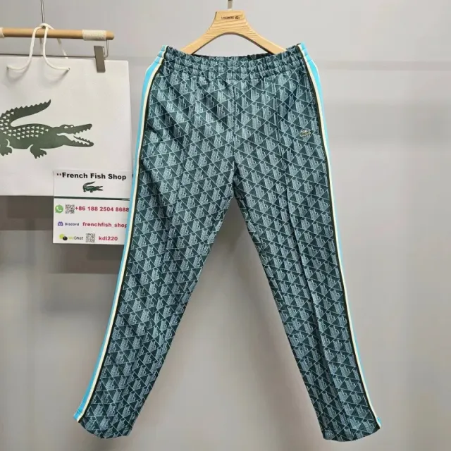 Lacoste Track Pants Monogram Stripe