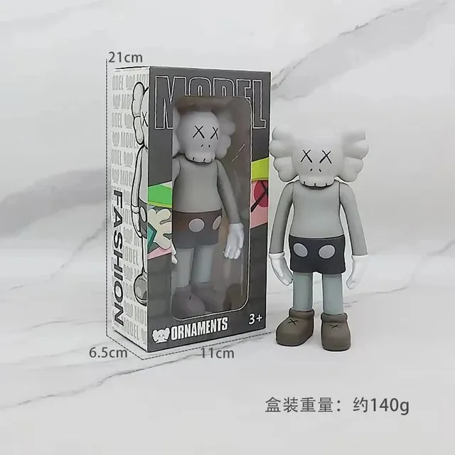 KAWS Companion Figure Grey with Black Shorts
